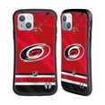thumbnail image 1 of Head Case Designs Officially Licensed NHL Carolina Hurricanes Jersey Hybrid Case Compatible with Apple iPhone 14, 1 of 7