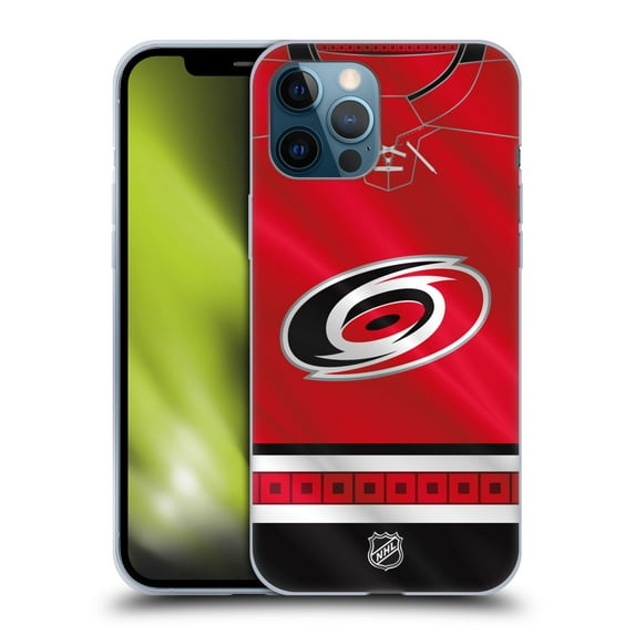 Head Case Designs Officially Licensed NHL Carolina Hurricanes Jersey Soft Gel Case Compatible with Apple iPhone 12 Pro Max