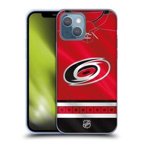 Head Case Designs Officially Licensed NHL Carolina Hurricanes Jersey Soft Gel Case Compatible with Apple iPhone 13