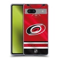 thumbnail image 1 of Head Case Designs Officially Licensed NHL Carolina Hurricanes Jersey Soft Gel Case Compatible with Google Pixel 7a, 1 of 7