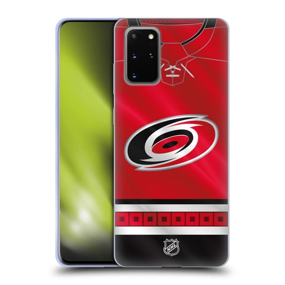 Head Case Designs Officially Licensed NHL Carolina Hurricanes Jersey Soft Gel Case Compatible with Samsung Galaxy S20+ / S20+ 5G
