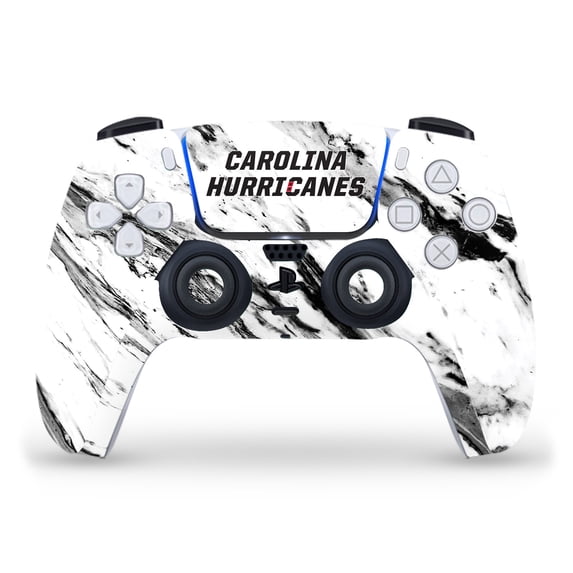 Head Case Designs Officially Licensed NHL Carolina Hurricanes Marble Vinyl Sticker Skin Decal Cover Compatible with Sony PS5 Sony DualSense Controller