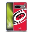 thumbnail image 1 of Head Case Designs Officially Licensed NHL Carolina Hurricanes Oversized Soft Gel Case Compatible with Google Pixel 7, 1 of 7