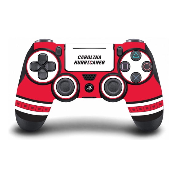 Head Case Designs Officially Licensed NHL Carolina Hurricanes Plain Vinyl Sticker Skin Decal Cover Compatible with Sony DualShock 4 Controller