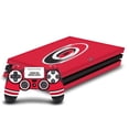 thumbnail image 1 of Head Case Designs Officially Licensed NHL Carolina Hurricanes Plain Vinyl Sticker Skin Decal Cover Compatible with Sony PS4 Pro Bundle, 1 of 9