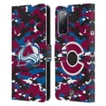 thumbnail image 1 of Head Case Designs Officially Licensed NHL Colorado Avalanche Camouflage Leather Book Wallet Case Cover Compatible with Samsung Galaxy S20 FE / 5G, 1 of 6