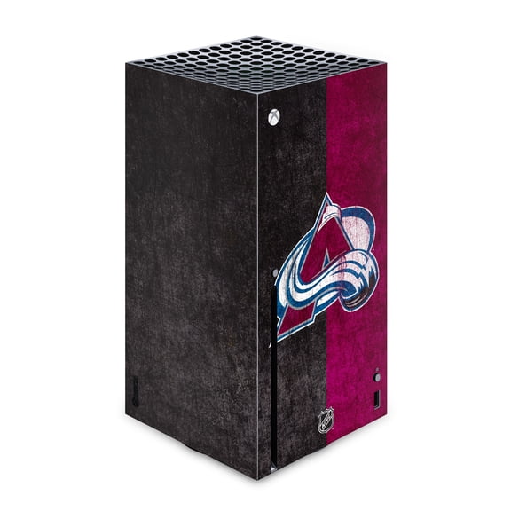 Head Case Designs Officially Licensed NHL Colorado Avalanche Half Distressed Vinyl Sticker Skin Decal Cover Compatible with Microsoft Xbox Series X