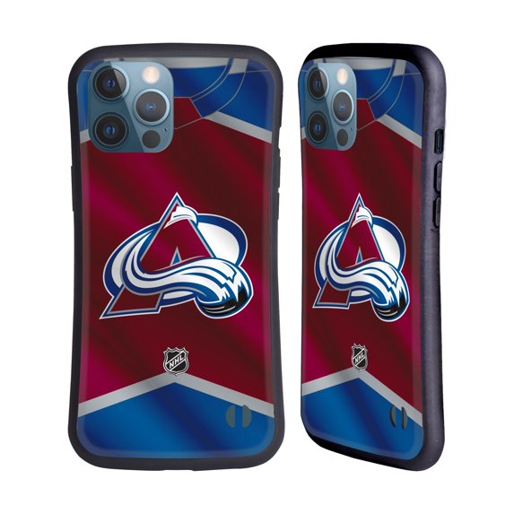 Head Case Designs Officially Licensed NHL Colorado Avalanche Jersey Hybrid Case Compatible with Apple iPhone 13 Pro Max