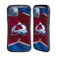 thumbnail image 1 of Head Case Designs Officially Licensed NHL Colorado Avalanche Jersey Hybrid Case Compatible with Apple iPhone 13, 1 of 7