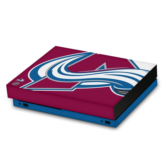 Head Case Designs Officially Licensed NHL Colorado Avalanche Oversized Vinyl Sticker Skin Decal Cover Compatible with Microsoft Xbox One X Console