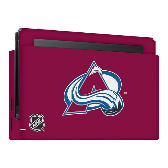 Head Case Designs Officially Licensed NHL Colorado Avalanche Plain Vinyl Sticker Skin Decal Cover Compatible with Nintendo Switch Console & Dock
