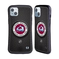 thumbnail image 1 of Head Case Designs Officially Licensed NHL Colorado Avalanche Puck Texture Hybrid Case Compatible with Apple iPhone 14 Plus, 1 of 7