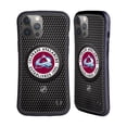 thumbnail image 1 of Head Case Designs Officially Licensed NHL Colorado Avalanche Puck Texture Hybrid Case Compatible with Apple iPhone 14 Pro Max, 1 of 7