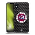 thumbnail image 1 of Head Case Designs Officially Licensed NHL Colorado Avalanche Puck Texture Soft Gel Case Compatible with Apple iPhone X / iPhone XS, 1 of 7
