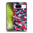 thumbnail image 1 of Head Case Designs Officially Licensed NHL Columbus Blue Jackets Camouflage Soft Gel Case Compatible with Google Pixel 8, 1 of 7