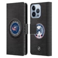 thumbnail image 1 of Head Case Designs Officially Licensed NHL Columbus Blue Jackets Puck Texture Leather Book Wallet Case Cover Compatible with Apple iPhone 13 Pro, 1 of 6