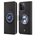 thumbnail image 1 of Head Case Designs Officially Licensed NHL Columbus Blue Jackets Puck Texture Leather Book Wallet Case Cover Compatible with Apple iPhone 15 Pro Max, 1 of 6