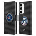 thumbnail image 1 of Head Case Designs Officially Licensed NHL Columbus Blue Jackets Puck Texture Leather Book Wallet Case Cover Compatible with Samsung Galaxy S23 5G, 1 of 6