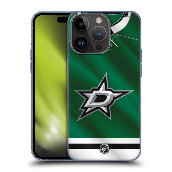 Head Case Designs Officially Licensed NHL Dallas Stars Jersey Soft Gel Case Compatible with Apple iPhone 15 Pro