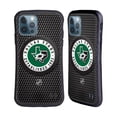 thumbnail image 1 of Head Case Designs Officially Licensed NHL Dallas Stars Puck Texture Hybrid Case Compatible with Apple iPhone 12 / iPhone 12 Pro, 1 of 7