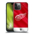 thumbnail image 1 of Head Case Designs Officially Licensed NHL Detroit Red Wings Jersey Soft Gel Case Compatible with Apple iPhone 14 Pro Max, 1 of 7