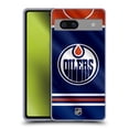 thumbnail image 1 of Head Case Designs Officially Licensed NHL Edmonton Oilers Jersey Soft Gel Case Compatible with Google Pixel 7a, 1 of 7