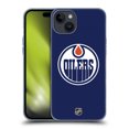 thumbnail image 1 of Head Case Designs Officially Licensed NHL Edmonton Oilers Plain Soft Gel Case Compatible with Apple iPhone 15 Plus, 1 of 7