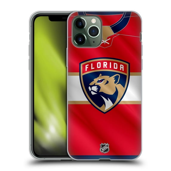 Head Case Designs Officially Licensed NHL Florida Panthers Jersey Soft Gel Case Compatible with Apple iPhone 11 Pro