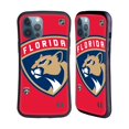 thumbnail image 1 of Head Case Designs Officially Licensed NHL Florida Panthers Oversized Hybrid Case Compatible with Apple iPhone 12 Pro Max, 1 of 7