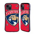 thumbnail image 1 of Head Case Designs Officially Licensed NHL Florida Panthers Oversized Hybrid Case Compatible with Apple iPhone 15 Plus, 1 of 7