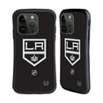 thumbnail image 1 of Head Case Designs Officially Licensed NHL Los Angeles Kings Plain Hybrid Case Compatible with Apple iPhone 15 Pro, 1 of 7