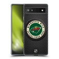 thumbnail image 1 of Head Case Designs Officially Licensed NHL Minnesota Wild Puck Texture Soft Gel Case Compatible with Google Pixel 6a, 1 of 7