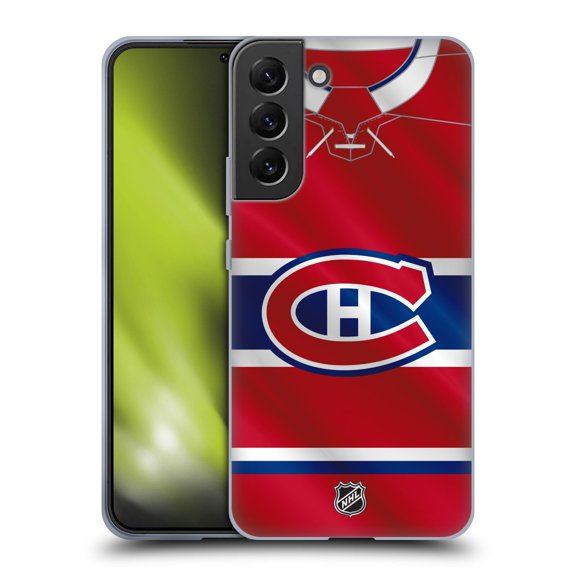 Head Case Designs Officially Licensed NHL Montreal Canadiens Jersey Soft Gel Case Compatible with Samsung Galaxy S22+ 5G