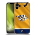 thumbnail image 1 of Head Case Designs Officially Licensed NHL Nashville Predators Jersey Soft Gel Case Compatible with Apple iPhone X / iPhone XS, 1 of 7