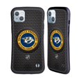 thumbnail image 1 of Head Case Designs Officially Licensed NHL Nashville Predators Puck Texture Hybrid Case Compatible with Apple iPhone 14 Plus, 1 of 7
