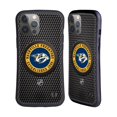 thumbnail image 1 of Head Case Designs Officially Licensed NHL Nashville Predators Puck Texture Hybrid Case Compatible with Apple iPhone 14 Pro Max, 1 of 7