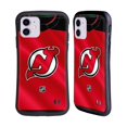 thumbnail image 1 of Head Case Designs Officially Licensed NHL New Jersey Devils Jersey Hybrid Case Compatible with Apple iPhone 11, 1 of 7