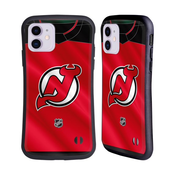 Head Case Designs Officially Licensed NHL New Jersey Devils Jersey Hybrid Case Compatible with Apple iPhone 11