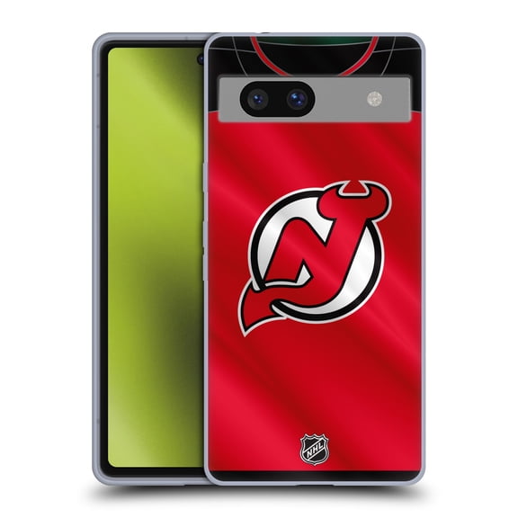 Head Case Designs Officially Licensed NHL New Jersey Devils Jersey Soft Gel Case Compatible with Google Pixel 7a