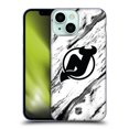 thumbnail image 1 of Head Case Designs Officially Licensed NHL New Jersey Devils Marble Soft Gel Case Compatible with Apple iPhone 13 Mini, 1 of 7
