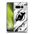 thumbnail image 1 of Head Case Designs Officially Licensed NHL New Jersey Devils Marble Soft Gel Case Compatible with Google Pixel 7 Pro, 1 of 7