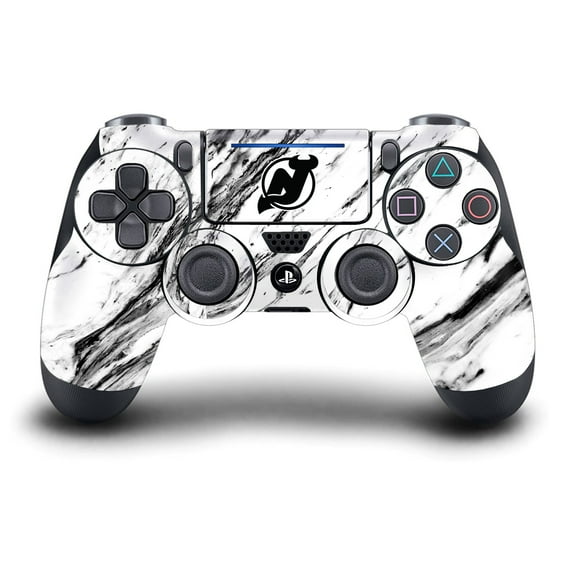 Head Case Designs Officially Licensed NHL New Jersey Devils Marble Vinyl Sticker Skin Decal Cover Compatible with Sony DualShock 4 Controller