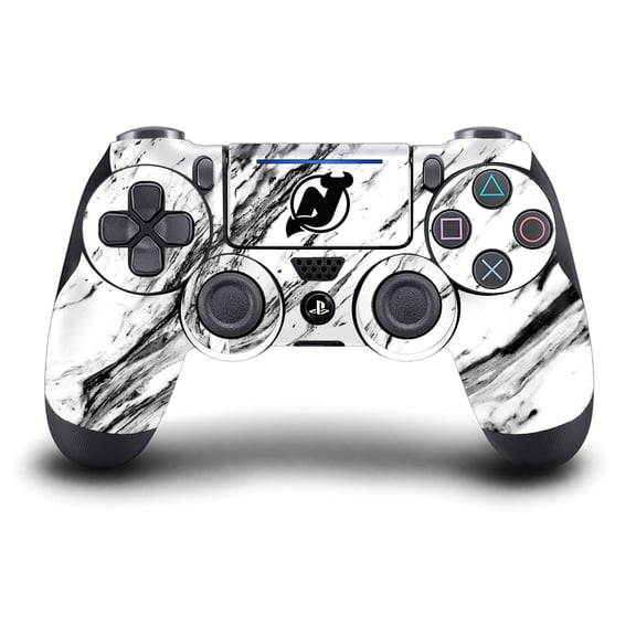 Head Case Designs Officially Licensed NHL New Jersey Devils Marble Vinyl Sticker Skin Decal Cover Compatible with Sony DualShock 4 Controller