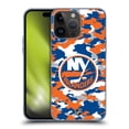 thumbnail image 1 of Head Case Designs Officially Licensed NHL New York Islanders Camouflage Soft Gel Case Compatible with Apple iPhone 15 Pro Max, 1 of 7