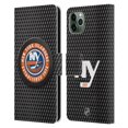 thumbnail image 1 of Head Case Designs Officially Licensed NHL New York Islanders Puck Texture Leather Book Wallet Case Cover Compatible with Apple iPhone 11 Pro Max, 1 of 6