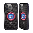 thumbnail image 1 of Head Case Designs Officially Licensed NHL New York Rangers Puck Texture Hybrid Case Compatible with Apple iPhone 14 Pro, 1 of 7