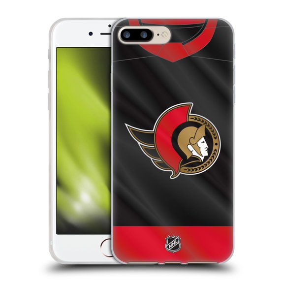 Head Case Designs Officially Licensed NHL Ottawa Senators Jersey Soft Gel Case Compatible with Apple iPhone 7 Plus / iPhone 8 Plus