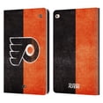 thumbnail image 1 of Head Case Designs Officially Licensed NHL Philadelphia Flyers Half Distressed Leather Book Wallet Case Cover Compatible with Apple iPad Air 2 (2014), 1 of 6