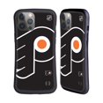 thumbnail image 1 of Head Case Designs Officially Licensed NHL Philadelphia Flyers Oversized Hybrid Case Compatible with Apple iPhone 14 Pro Max, 1 of 7