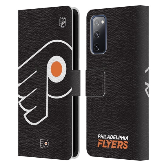 Head Case Designs Officially Licensed NHL Philadelphia Flyers Oversized Leather Book Wallet Case Cover Compatible with Samsung Galaxy S20 FE / 5G